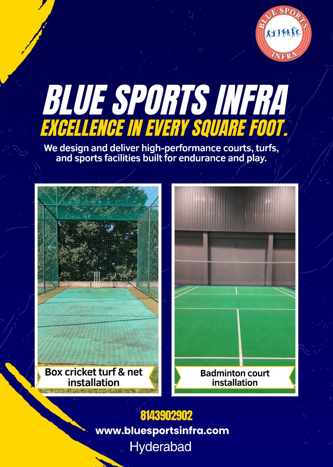 Synthetic Grass Specialists – Blue Sports Infra in Bhadradri Kothagudem District
