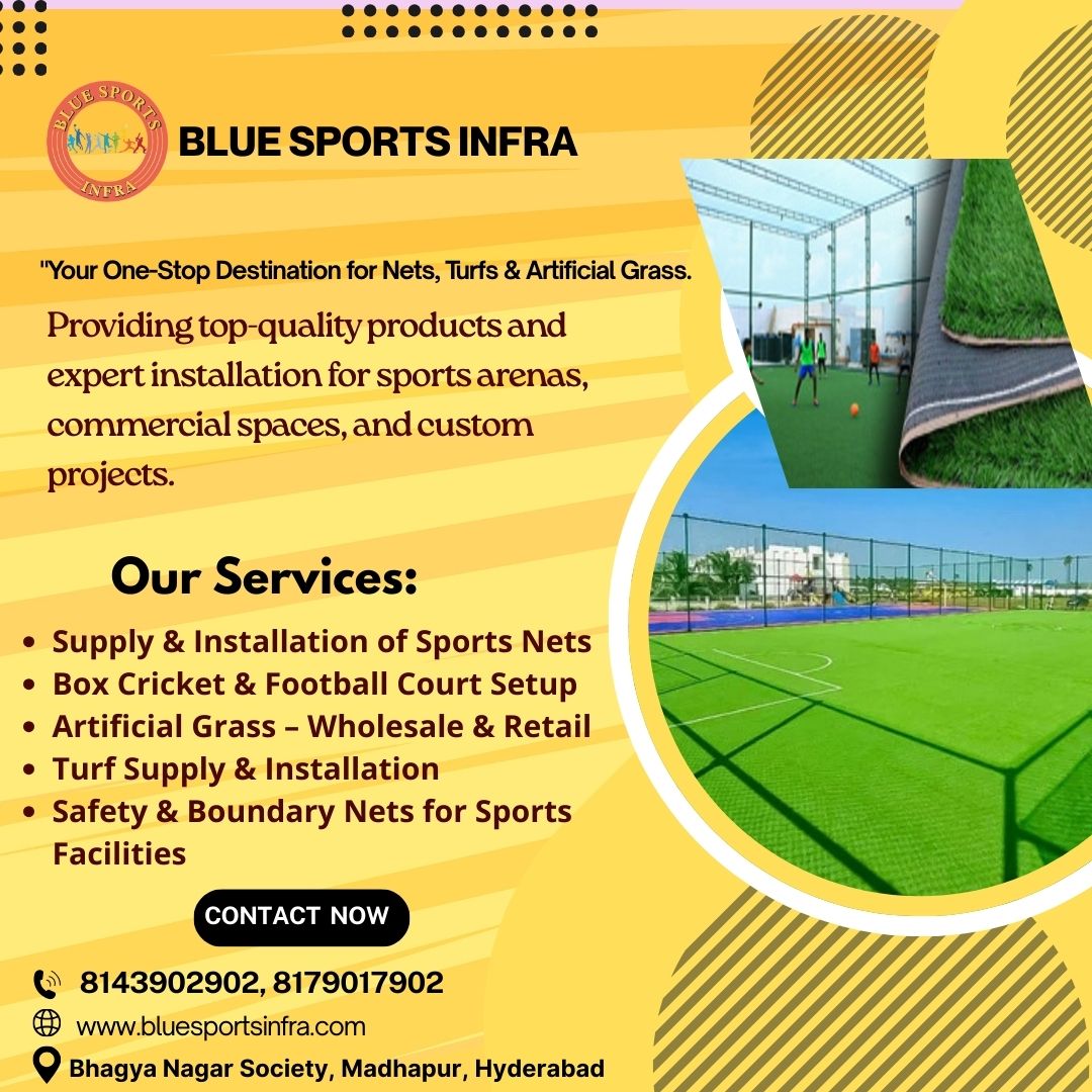 Top-rated sports net dealers in Hyderabad