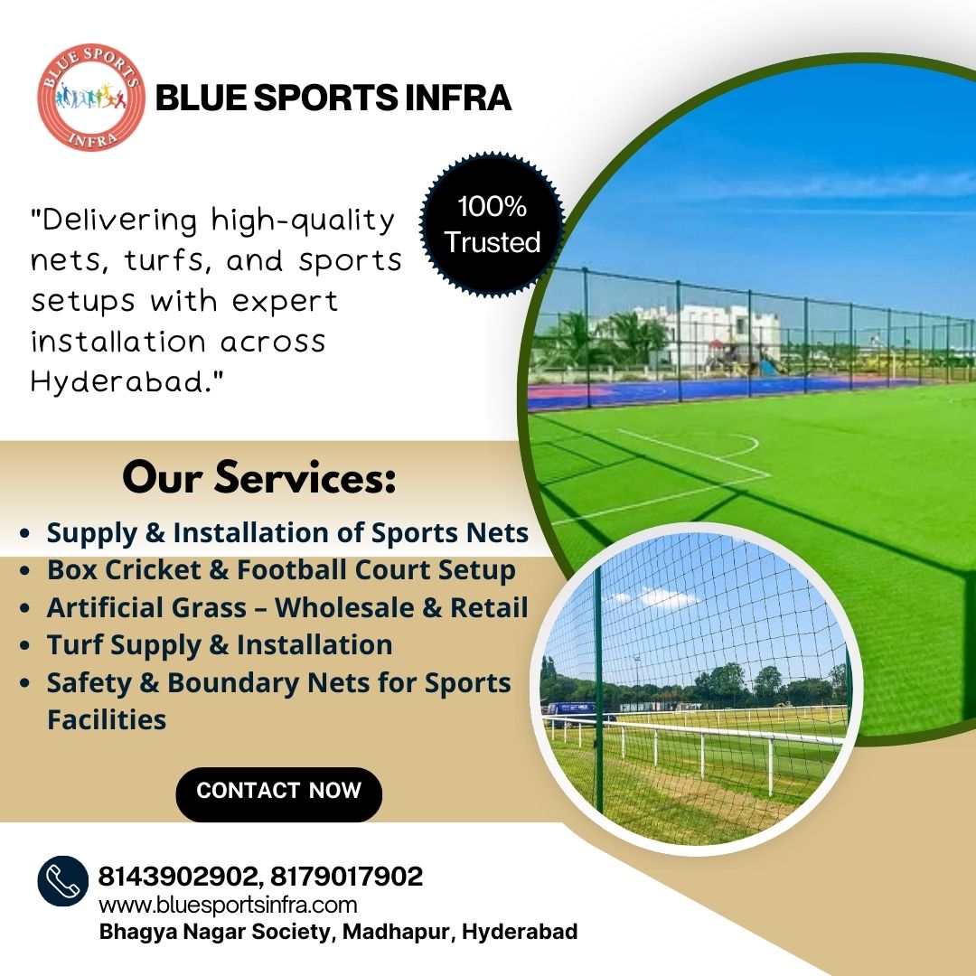 Top-rated Sports Net Dealers in Hyderabad | Blue Sports Infra
