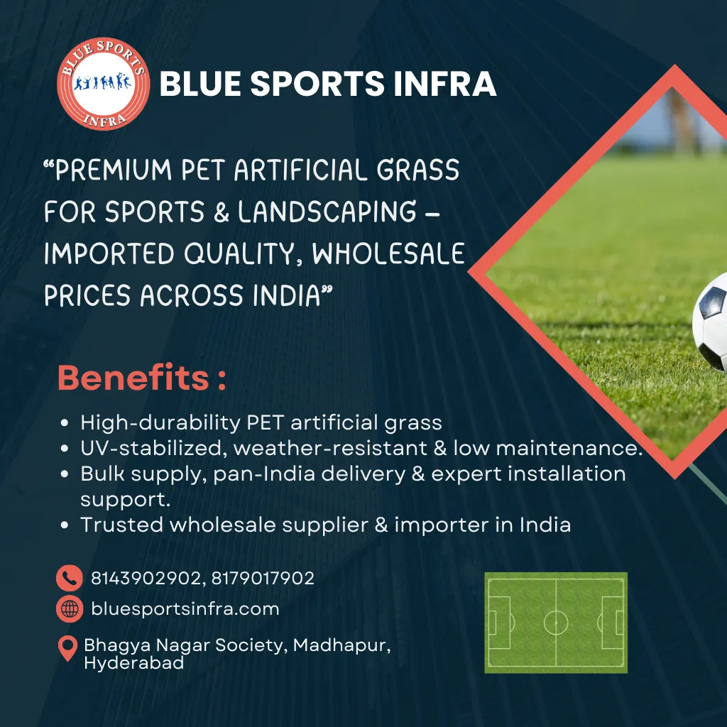 Wholesale Supplier & Importer of PET Grass in India – Bluesports Infra