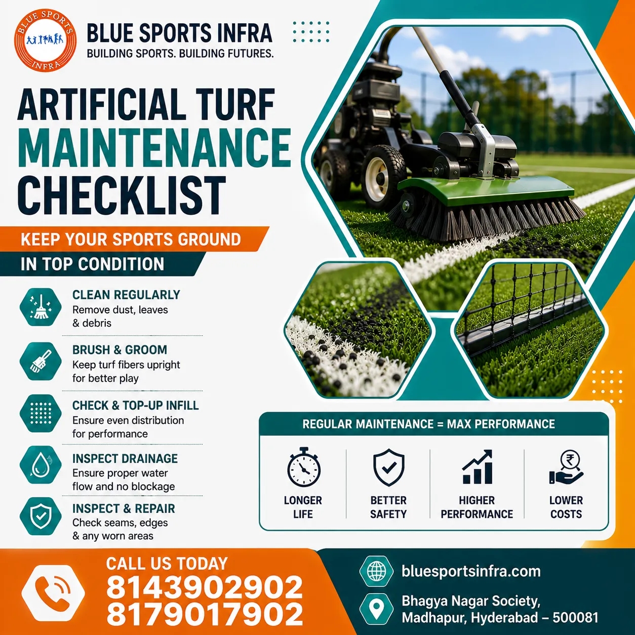 Artificial Turf Maintenance Checklist: Keep Your Sports Ground in Top Condition
